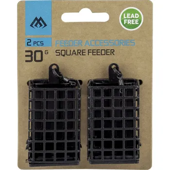 Mikado feederové krmítko hranaté se dnem 30x30x444 černé 2 ks Gramáž: 50g