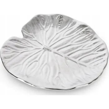 Stříbrný dekorativní Podnos KALINA s listem leknínu Eurofirany