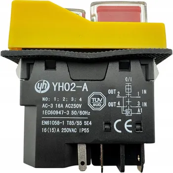 vypínač VYPÍNAČ pro míchačku KJD17 DZ6 spínač míchačka DEFRO kráječe pily