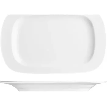 Talíř Talíř mělký obdélníkový PRAHA 24,2x15,4 * ( DOPRODEJ - 6 kusů)