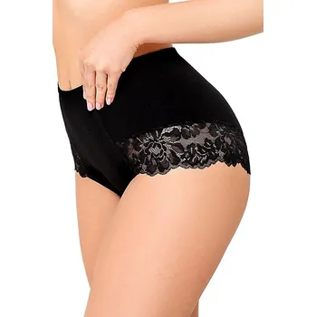 Kalhotky Vysoké bavlněné kalhotky 89 černé L