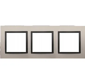 Trojitý Rámeček Kontakt-simon stříbrný