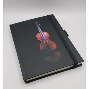 Diář pro hráče na housle A6 s potiskem houslí