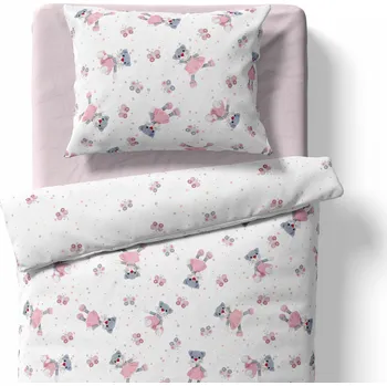 Povlečení Lamatex Dětské povlečení – Kočička Jůlinka – bílá