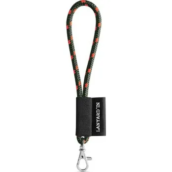 Lanyard NAUTIC Short Set. Standardní modely - Nato Zelená / Neonově Růžová