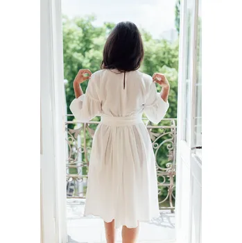 Dámské šaty Mušelínové šaty Coco bílé Velikost: XXS