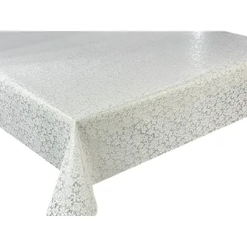 ubrus Cerata Krajka Vzor Krajkový Ubrus na Metry Bílý Květiny 180x137 cm