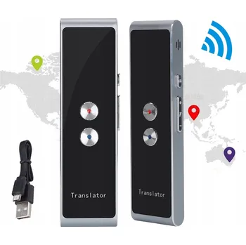 Zabezpečení domácnosti Elektronický překladač černý 112 mluvících jazyků