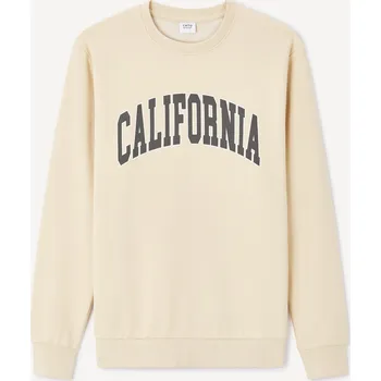 Pánská mikina Celio Mikina Jenewy 1153116 Béžová L