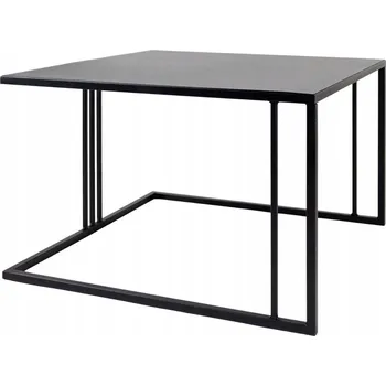 Konferenční stolek KONFERENČNÍ STOLEK LAVICE STŮL LOFT MODERNÍ DO OBÝVÁKU VELKÝ INDUSTRIAL ČERNÝ