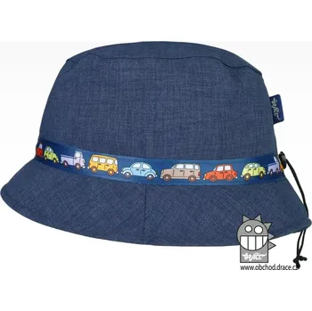 Klobouk Dětský letní klobouk Dráče Panama - vzor 14 - jeans