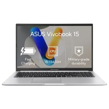Notebook ASUS Vivobook 15/X1502VA/i5-13420H/15,6"/FHD/16GB/1TB/UHD Xe/W11H/Silver/2R