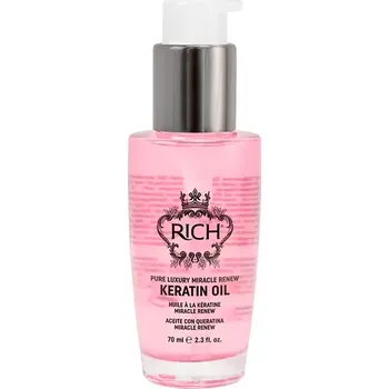 Vlasová regenerace RICH Creative laboratories RICH miracle keratinový olej (70 ml) vlasové sérum