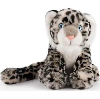 plyšák PLYŠOVÝ LEVHART SNĚŽNÝ LIVING NATURE