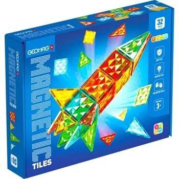 Stavebnice Geomag Geomag Magnetic Tiles Raketa 32 dílků