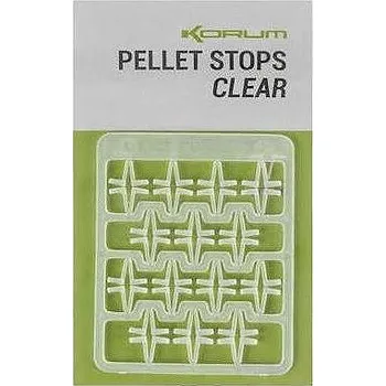 KORUM Zarážka Pellet Stops Clear 2 ks