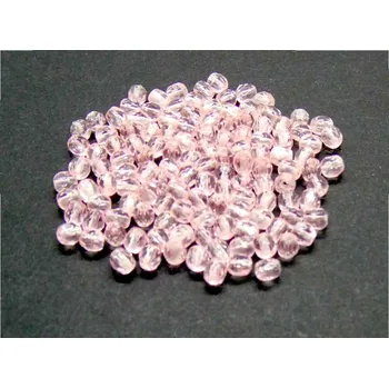 Dětské navlékací korálky CZ Broušené korálky, 4mm,barva 70110 - 30ks