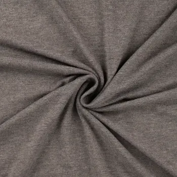 Bambusový úplet Tmavý šedý melír (E) (Měkké a hebké bambusové úplety)