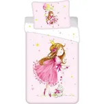 Růžové bavlněné dětské povlečení na jednolůžko 140x200 cm Fairy – Jerry Fabrics ID_1770462