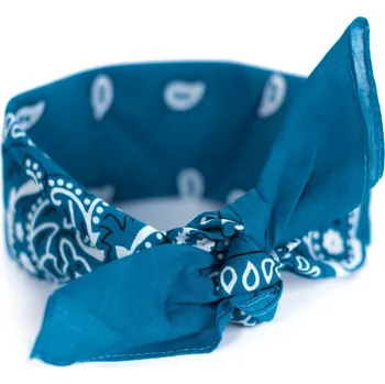 Módní doplněk Bandana - modrozelená