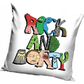 Povlak na dekorativní polštářek Povlak 40 polštáře 40 cm Supreme Style Rick And Morty