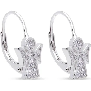 Náušnice Stříbrné náušnice anděl 3582