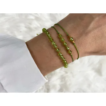 Náramek Sadré Sada náramků olivín