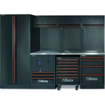 BETA DÍLENSKÝ NÁBYTEK STŮL SKŘÍŇ SKŘÍŇKY VOZÍK DÍLENSKÁ STĚNA NAVIJÁK NA PNEUMATIKY