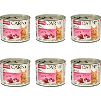 Krmivo pro kočku Krmivo Pro Kočky Animonda Carny 200 g Hovězí, Krůta maso a krevety