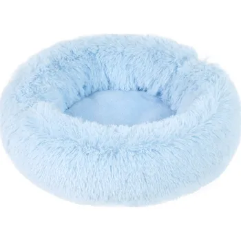 Pelíšek pro psa O´LALA PETS Pelíšek kulatý měkký ADELE Modrý Velikost: 50cm