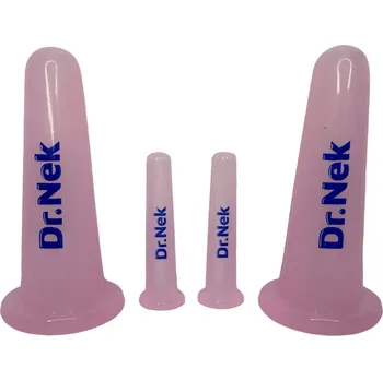 Karnevalový doplněk Dr.nek Set silikonových baněk na obličej 2 + 2