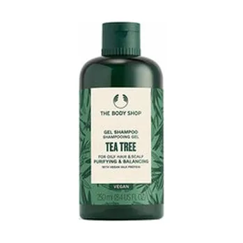 Nestandardní parfém The Body Shop Šampon pro mastné vlasy Tea Tree (Gel Shampoo) Objem 250 ml woman