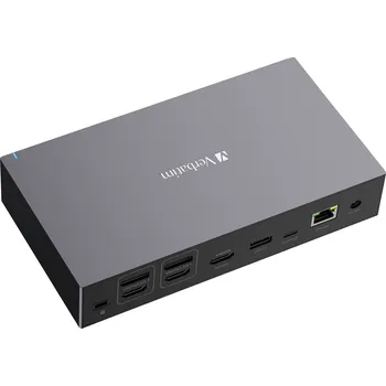 Powerbanka Verbatim USB-C® dokovací stanice CDS-17 Vhodné pro značky (dokovací stanice pro notebook): univerzální napájení USB-C®, integrovaná čtečka karet