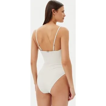 Dámské plavky Calvin Klein Swimwear Jednodílné plavky KW0KW02709 Béžová L