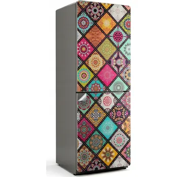 Fototapeta Samolepicí Samolepicí Bubble Free na ledničku v barevných kosočtvercích