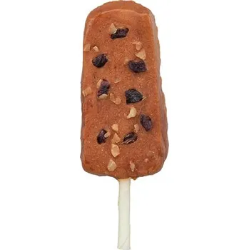 Pamlsek pro psa Denta Fun Ice Duck Pop, žvýkací kachní nanuk se sýrem a sladkou bramborou [1], 12 cm/ 45g