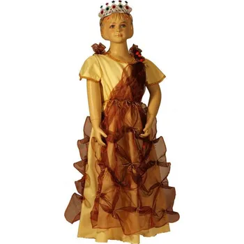 Karnevalový kostým PRINCEZNA KAMÉLIE královna kostým velikost 104 krémový šifon