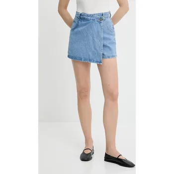 Dámské kraťasy Džínové šortky Answear.LAB dámské, modrá barva, high waist 8017.tos 50X, vel. S