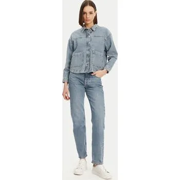 Dámská košile Vero Moda džínová košile Jamie 10331693 Modrá Relaxed Fit XL