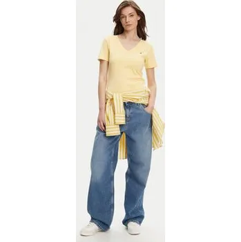 Tommy Hilfiger T-Shirt New Cody WW0WW40584 Žlutá Slim Fit XXS