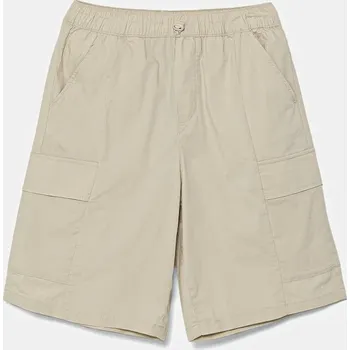 Chlapecké kraťasy Dětské kraťasy United Colors of Benetton béžová barva, nastavitelný pas, 4L2VC9046 4L2VC9046.G.Seasonal 80X, vel. 168