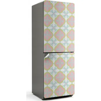 Fototapeta Samolepicí nálepka na ledničku do kuchyně Vzor s květinovými motivy