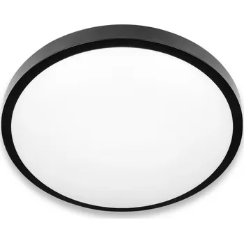 Kulatý Stropní Svítidlo GOLED 34 x 6,5 cm černá