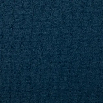 Strukturovaný úplet Hluboký oceán (E) (Kvalitní jacquard z Německa Limitka podzim 2024)