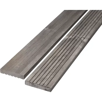 Terasové prkno Rettenmeier Prkno terasové z borovicového dřeva rýhované 300 x 14,5 x 2,8 cm