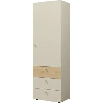 Dětský pokoj Skříň Yuva R4 béžová/dub - SLEVA 3% s kodem radost25