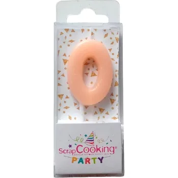 Dortová svíčka ScrapCooking Svíčka na dort oranžová 0