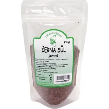 Koření Zdraví z přírody Sůl himalájská černá jemná, 250g