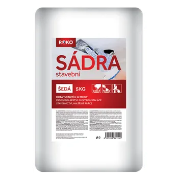 Sádra ROKO Sádra stavební šedá - 5kg