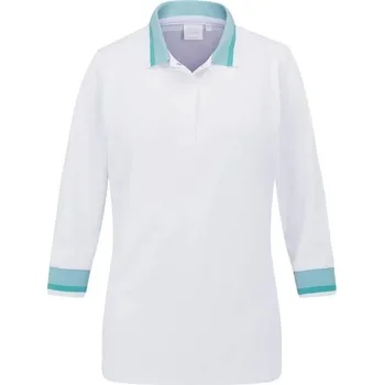 Dámské tričko Ping Lindsey dámské polo, bílo/modré dámské, 34